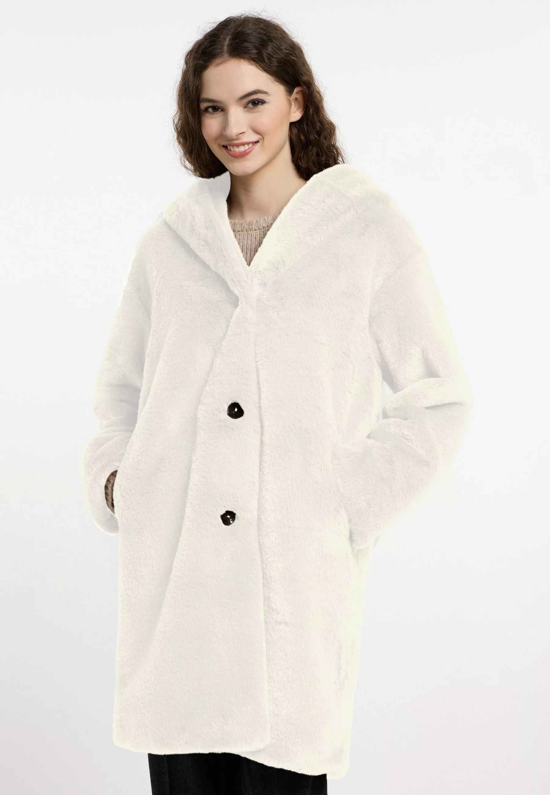 Frieda & Freddies Winterjacke "Fake Fur Jacket / Sunday-rose", mit klassisc günstig online kaufen