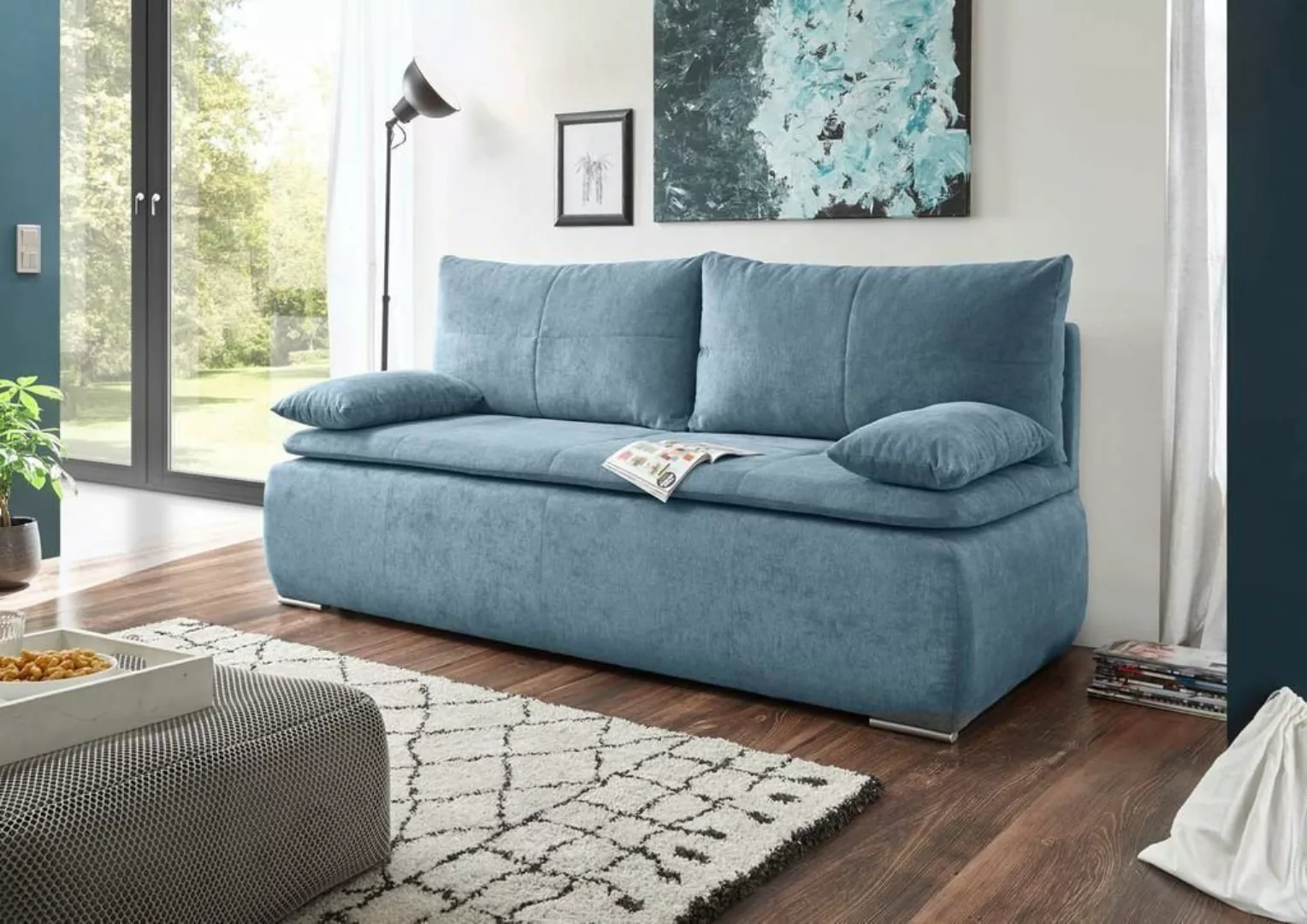 ED EXCITING DESIGN Schlafsofa, Jana Schlafsofa 208x95 cm Sofa Couch Schlafc günstig online kaufen