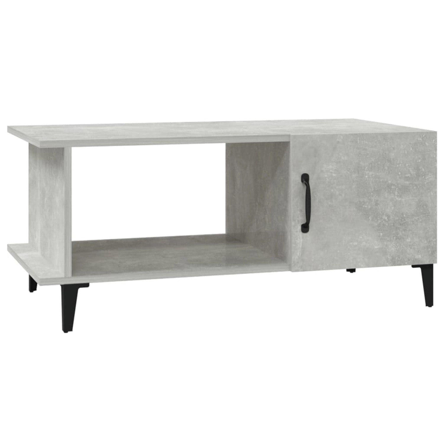 vidaXL Couchtisch Betongrau 90x50x40 cm Holzwerkstoff Modell 11 günstig online kaufen