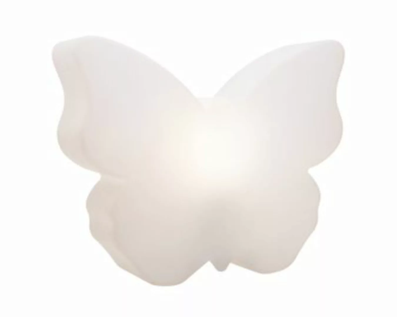 8 seasons design Shining Butterfly Gartenleuchte weiß günstig online kaufen