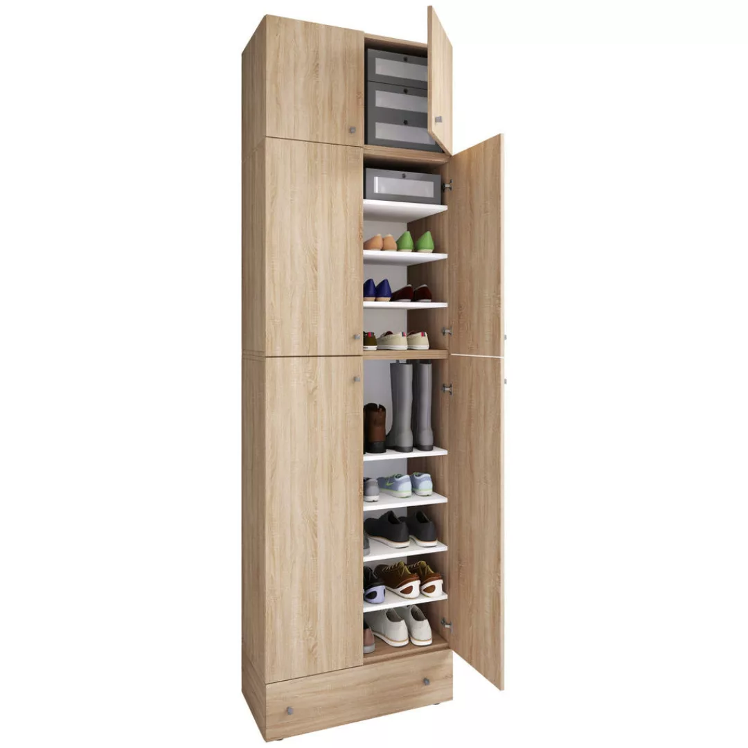 VCM Schuhschrank "VCM Holz-Schuhschrank  Maße: H. 240 x B. 70 x T. 39 cm  A günstig online kaufen