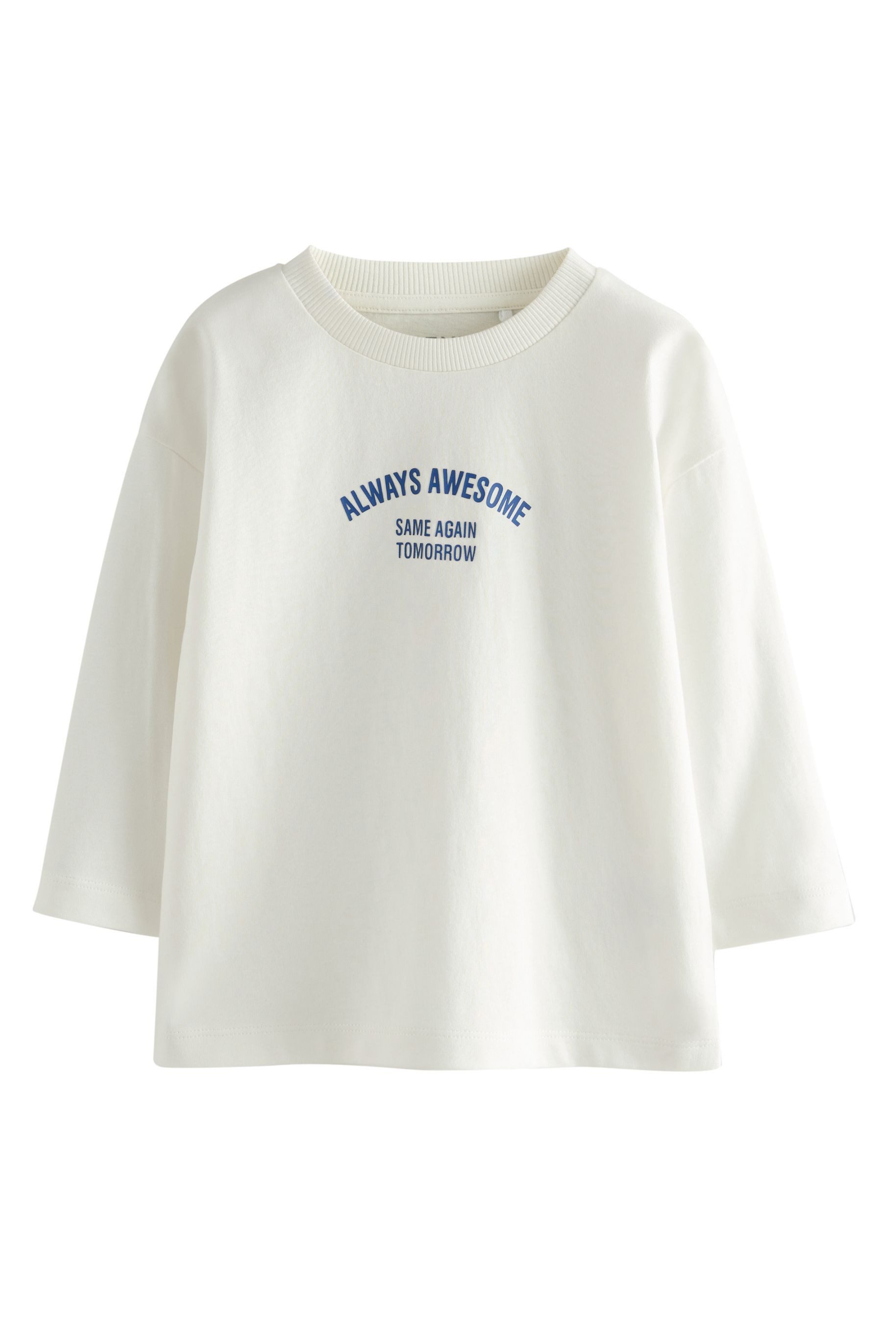 Next Langarmshirt Langarmshirt, Semi unifarben (1-tlg) günstig online kaufen