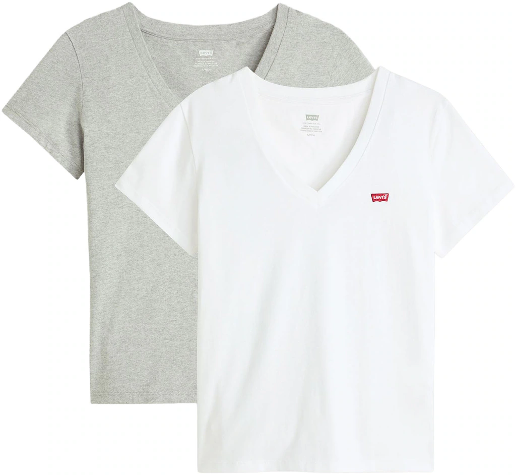 Levis T-Shirt "VNECK TEE 2 PACK", (Packung, 2 tlg.) günstig online kaufen