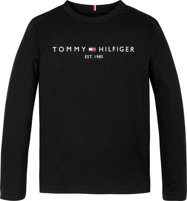 Tommy Hilfiger Langarmshirt U ESSENTIAL TEE L/S mit Logodruck günstig online kaufen