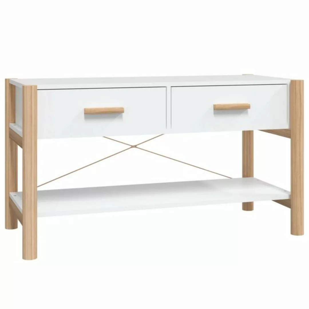 vidaXL TV-Schrank TV-Schrank Weiß 82x38x45 cm Spanplatte Lowboard Fernseher günstig online kaufen