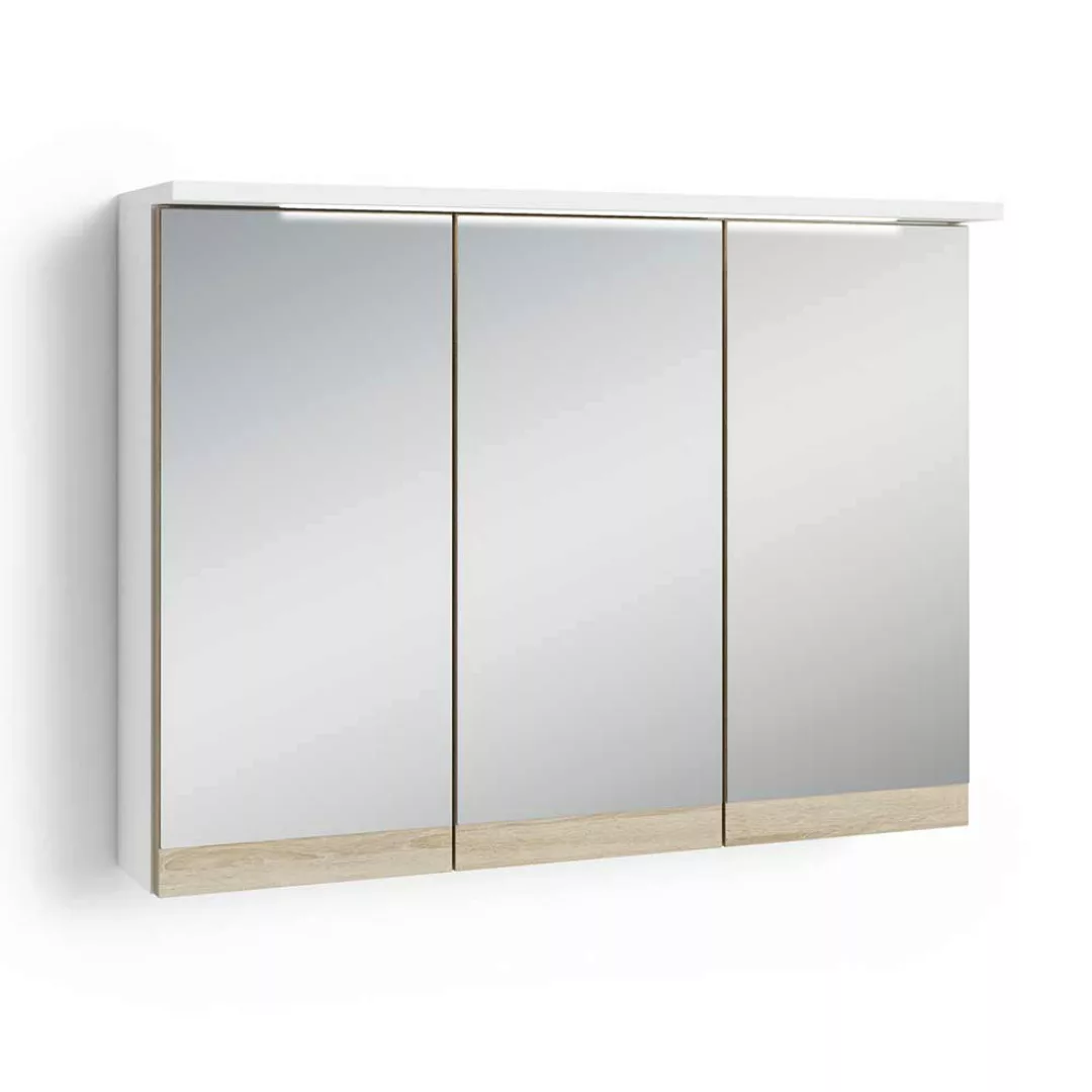 Badschrank Spiegel mit LED Beleuchtung die Wandmontage günstig online kaufen