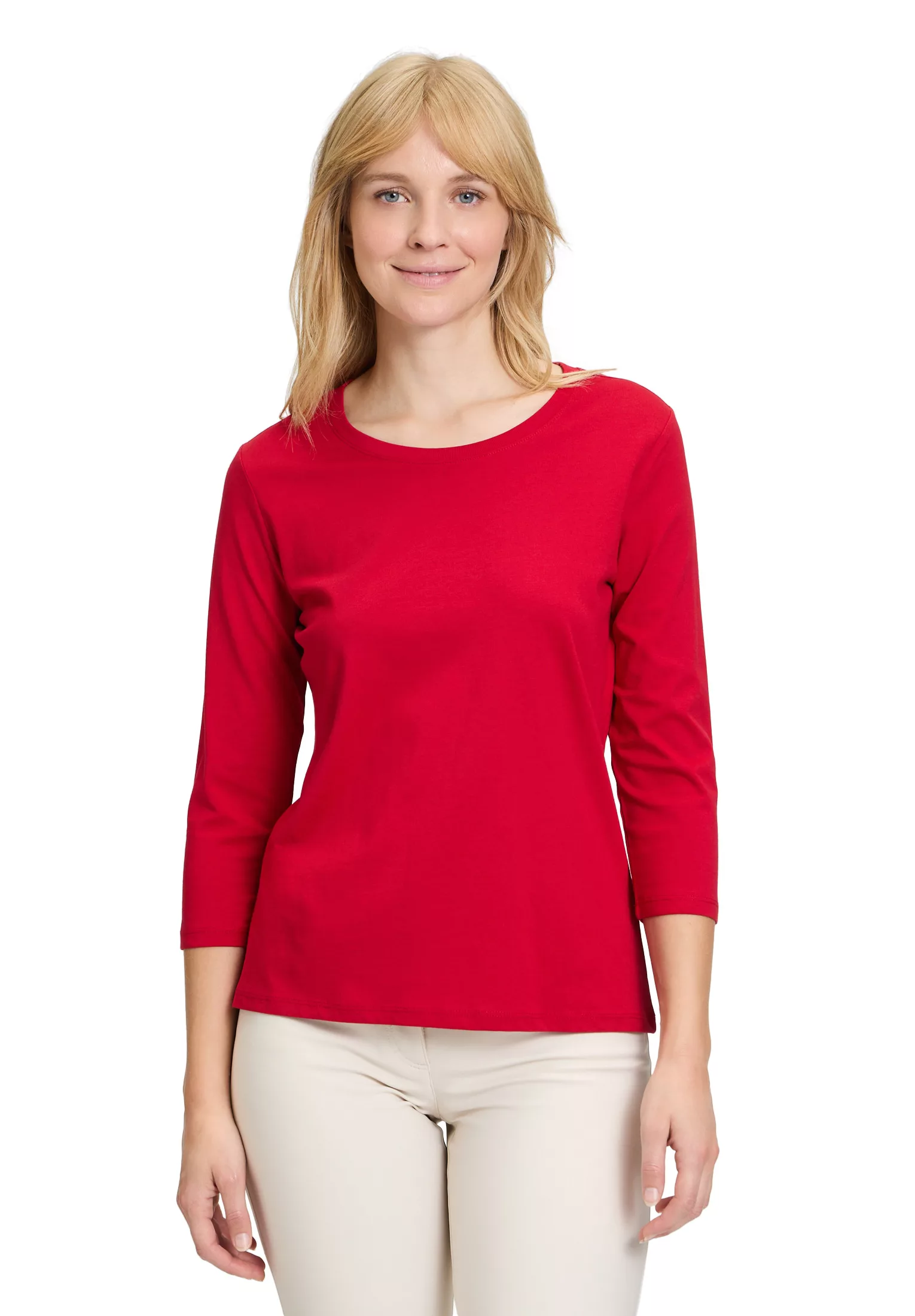 Betty Barclay 3/4-Arm-Shirt Betty Barclay Basic Shirt mit Rundhalsausschnit günstig online kaufen