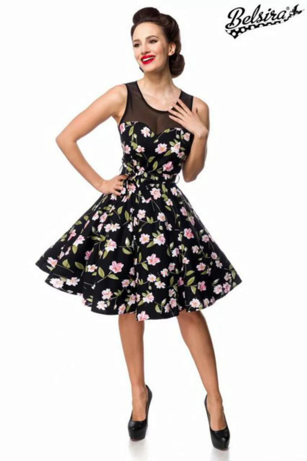 BELSIRA Trachtenkleid Belsira - Kleid mit Dots - (3XL,4XL) günstig online kaufen