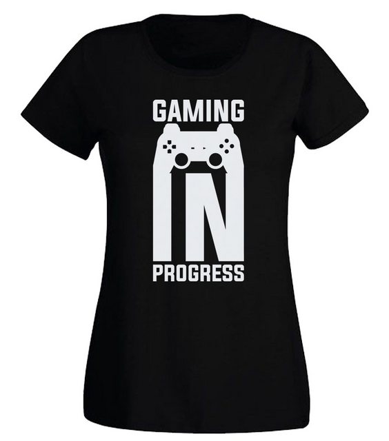G-graphics T-Shirt Damen T-Shirt - Gaming in Progress Slim-fit-Shirt, mit F günstig online kaufen