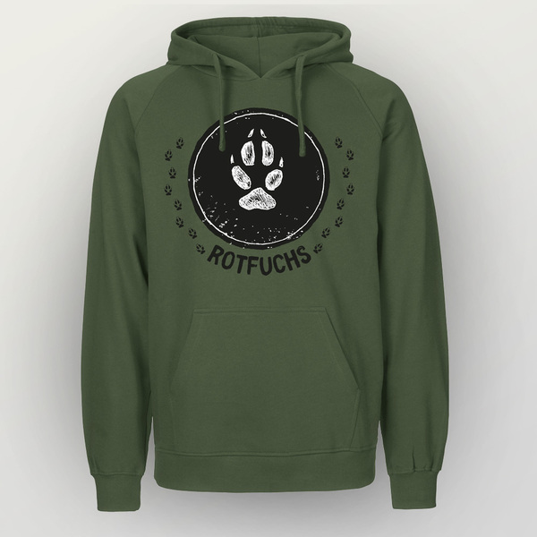 "Trittsiegel Rotfuchs" Männer Hoody Aus Reiner Biobaumwolle (Kba) günstig online kaufen