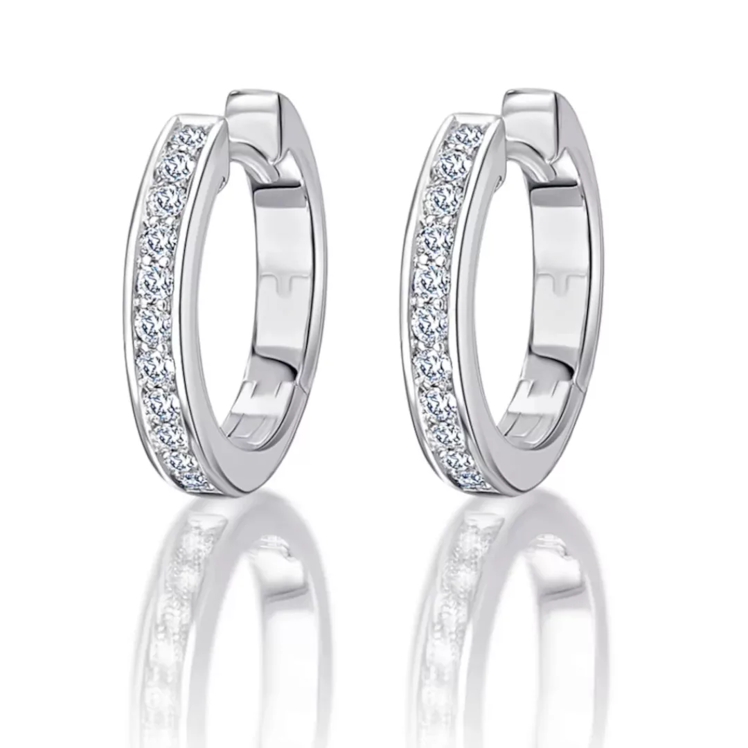 ONE ELEMENT Paar Creolen "0.27 ct Diamant Brillant Ohrringe Creolen aus 585 günstig online kaufen