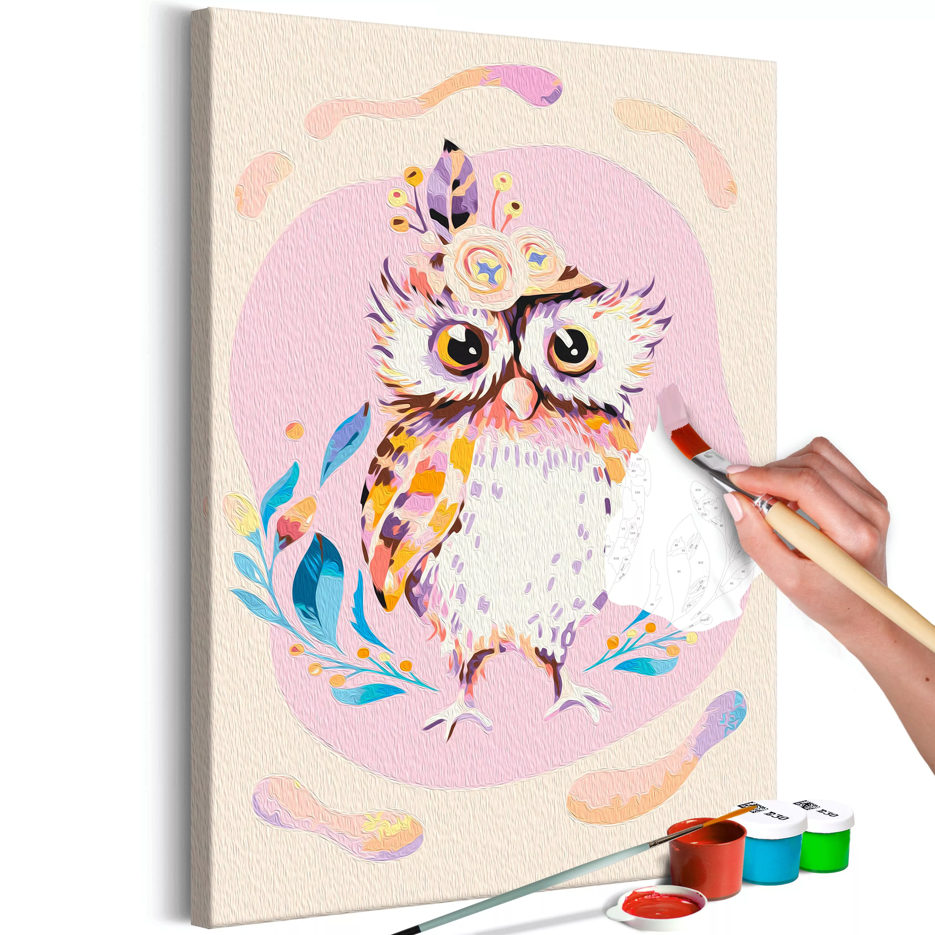 Malen nach Zahlen - Owl Chic günstig online kaufen