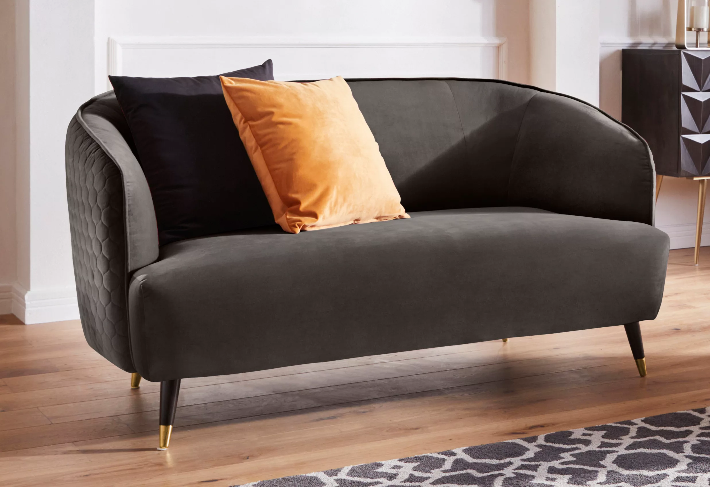 Guido Maria Kretschmer Home&Living 2-Sitzer "Oradea", mit eleganter Steppun günstig online kaufen