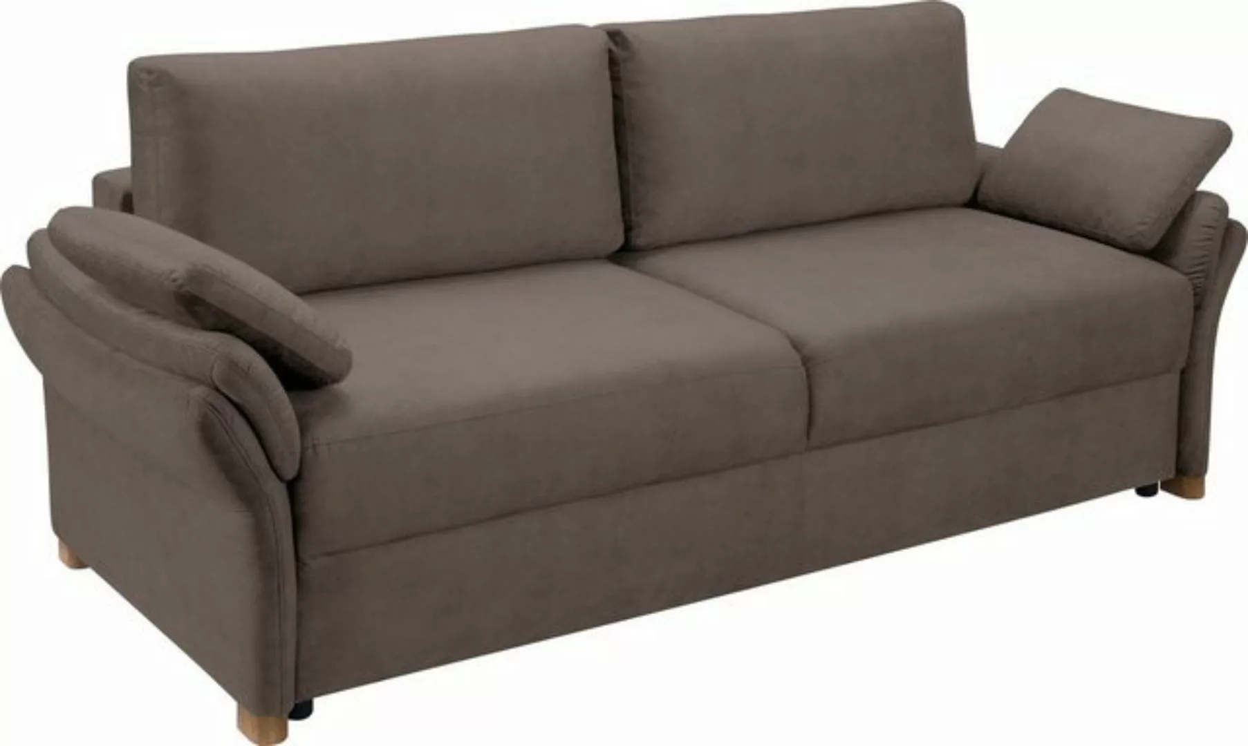 exxpo - sofa fashion 3-Sitzer, inkl. Boxspring/Federkern-Polsterung, Bettfu günstig online kaufen