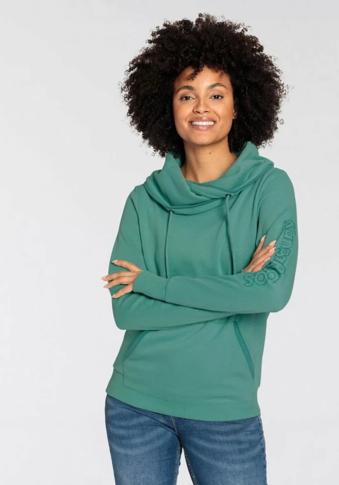 KangaROOS Sweatshirt mit Stehkragen günstig online kaufen