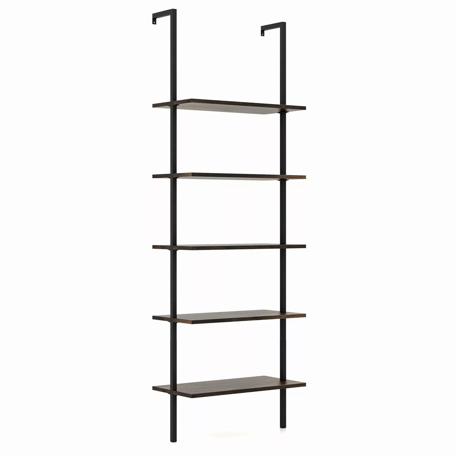 COSTWAY Leiterregal 5 Ebene Bücherregal günstig online kaufen