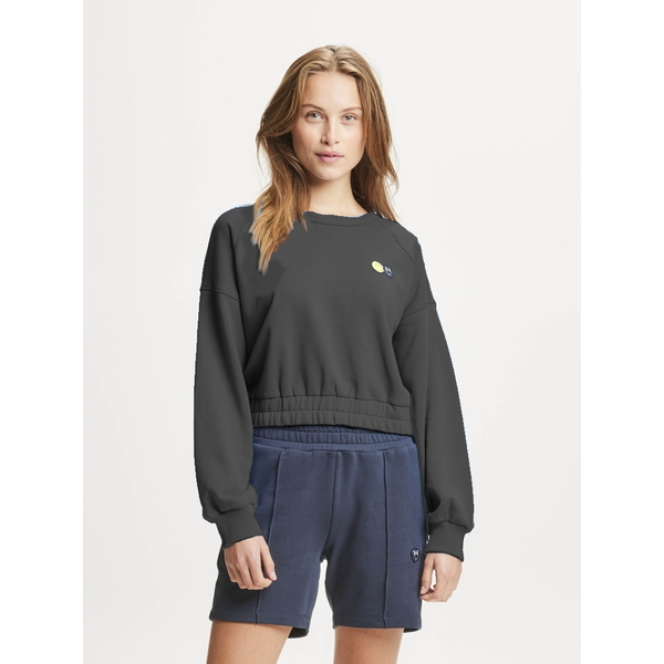 Cropped Sweat Pullover Kca X Smiley® Aus Bio-baumwolle günstig online kaufen