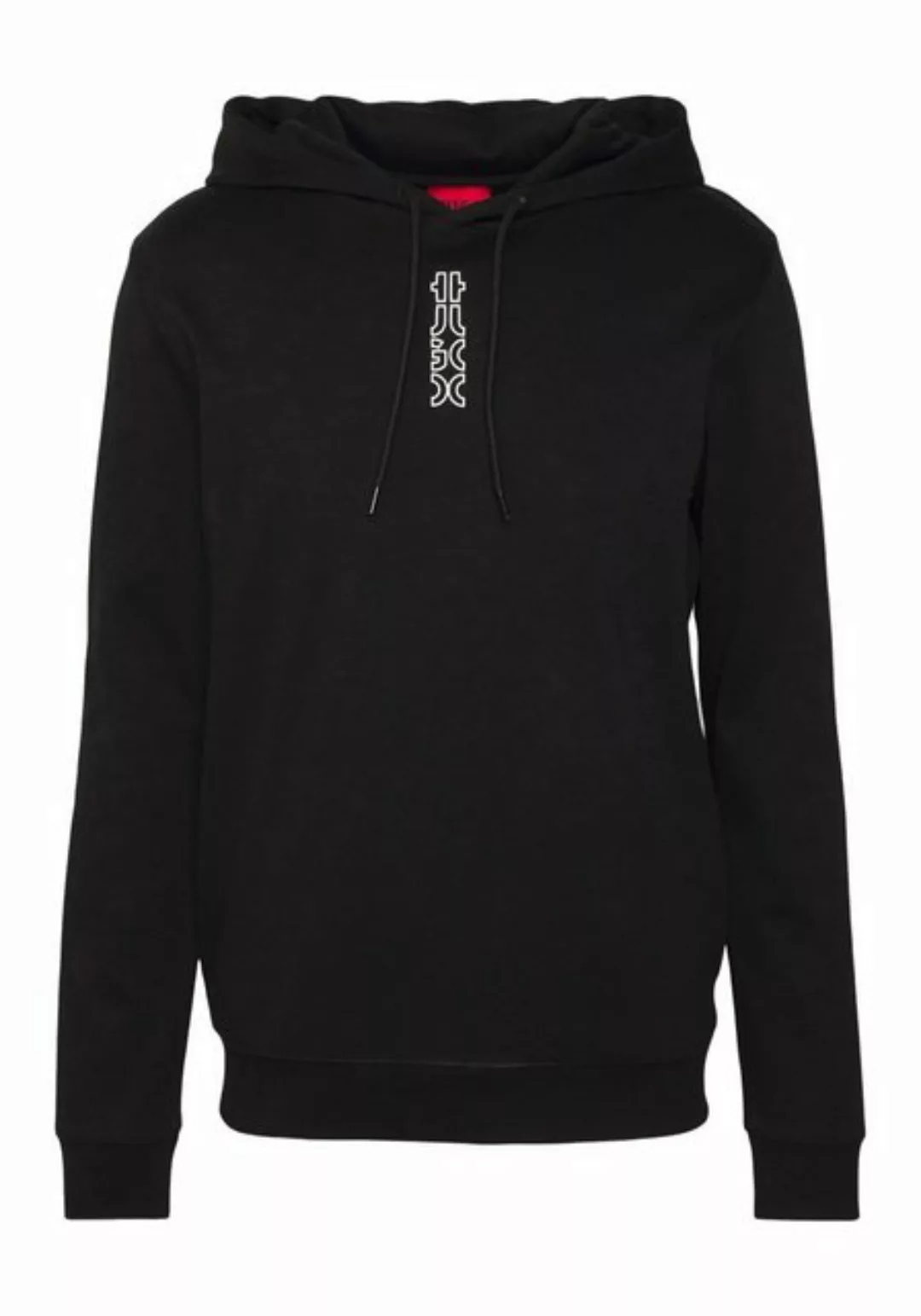 HUGO Kapuzenpullover Hugo Dondy Logo Print auf Rücken und Brust günstig online kaufen