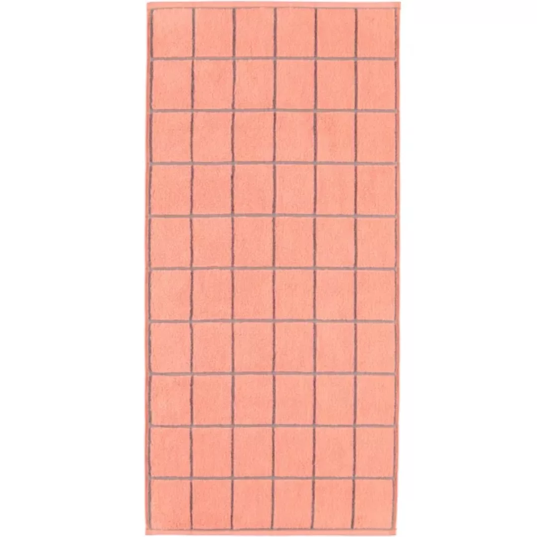 Ross Überkaro 9032- Farbe: Apricot - 68 - Handtuch 50x100 cm günstig online kaufen