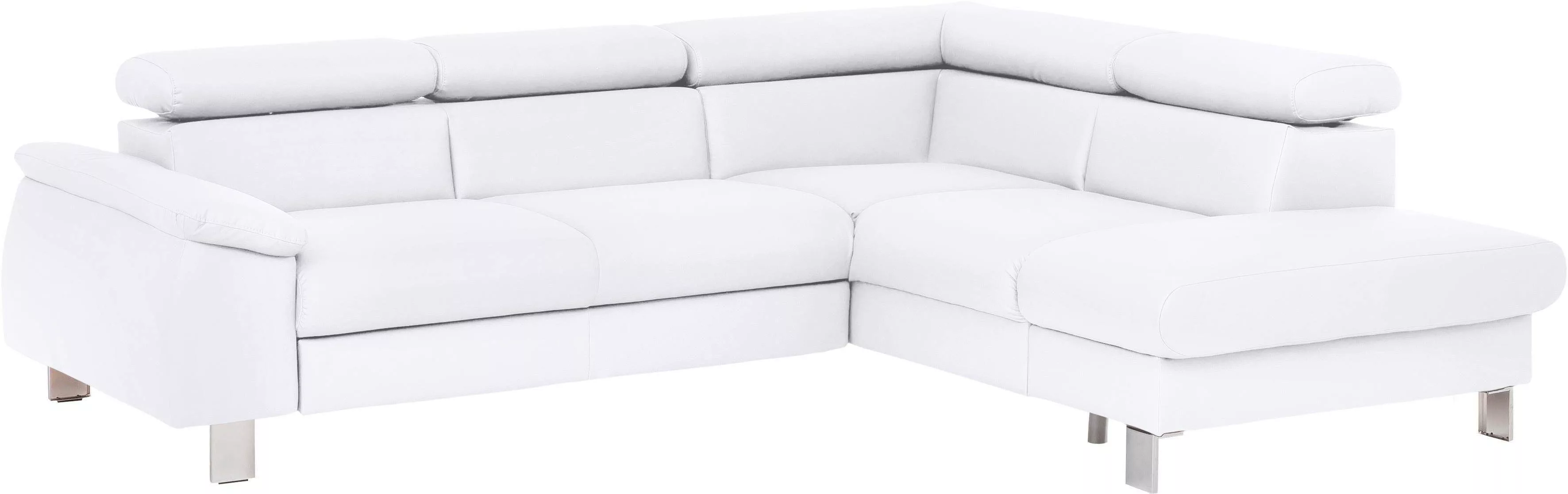 COTTA Ecksofa "Komaris L-Form", inklusive Kopf- bzw. Rückenverstellung, wah günstig online kaufen