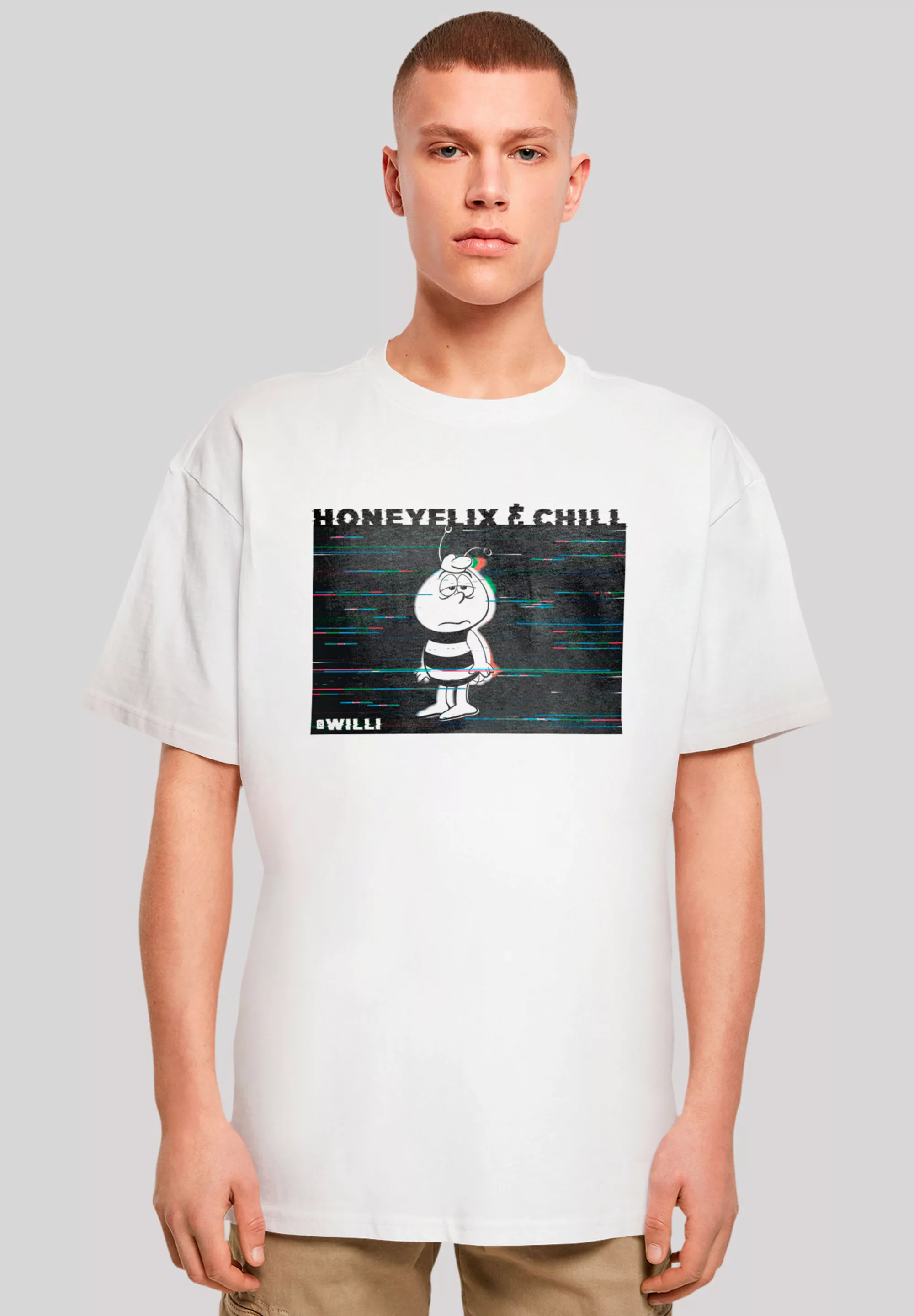 F4NT4STIC T-Shirt "Die Biene Maja Honeyflix And Chill", Nostalgie, Retro, H günstig online kaufen