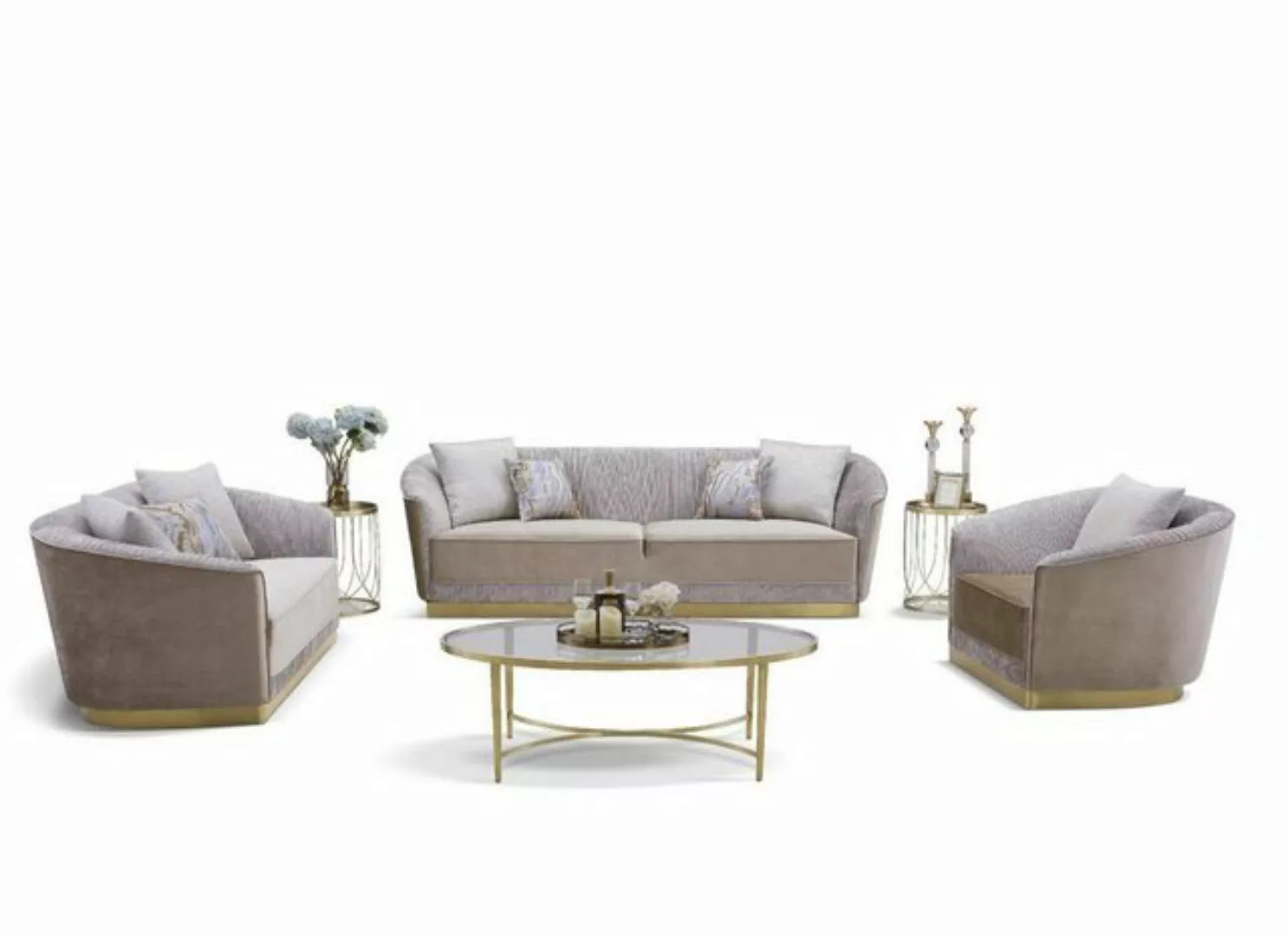 JVmoebel Sofa Moderne Sofagarnitur Wohnzimmermöbel Polstermöbel Neu, Made i günstig online kaufen