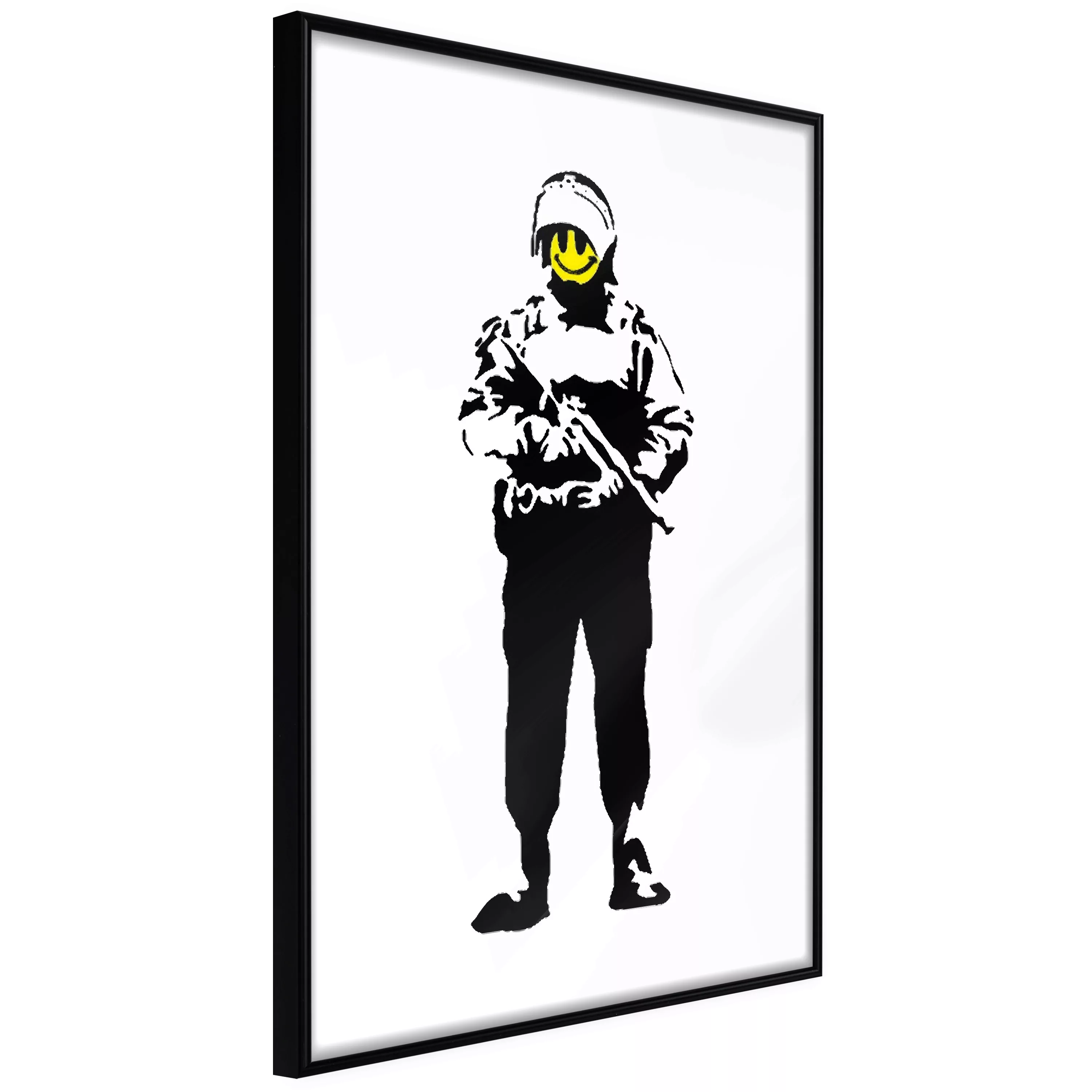 Poster - Banksy: Smiling Copper günstig online kaufen