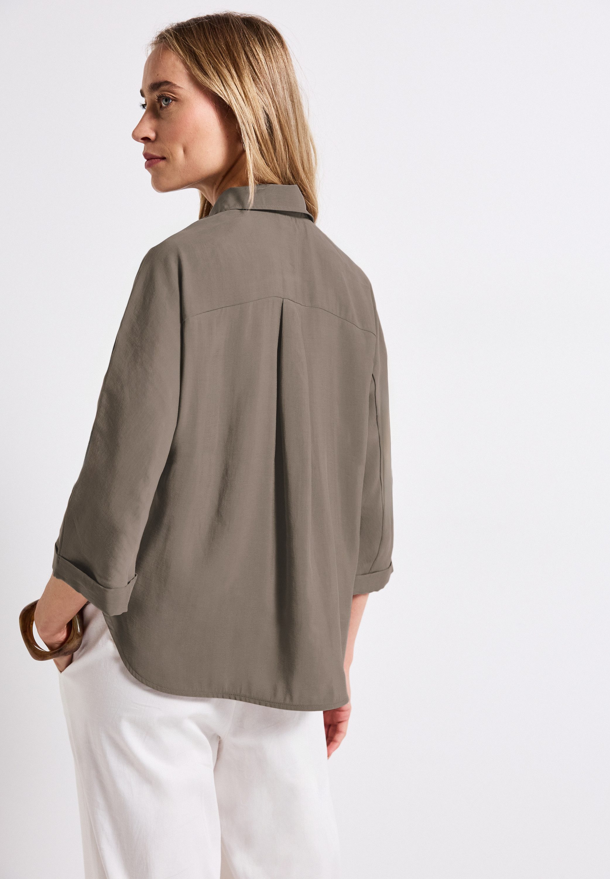 STREET ONE Hemdbluse mit Brusttasche günstig online kaufen