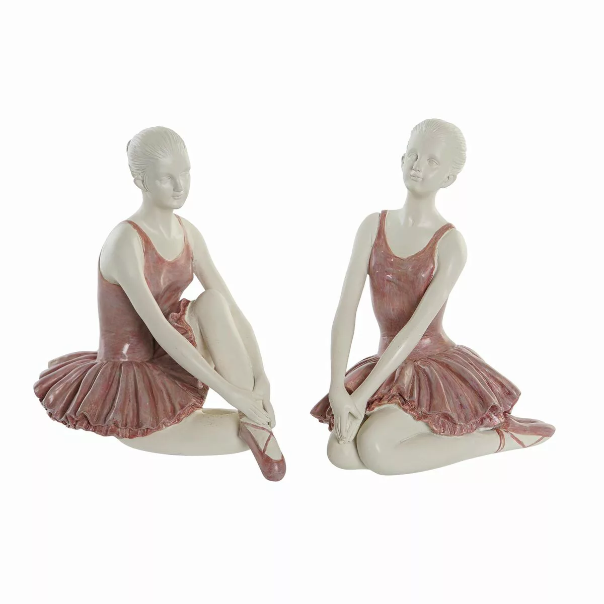 Deko-figur Dkd Home Decor Ballett-tänzerin Harz (16 X 11 X 17 Cm) (2 Stück) günstig online kaufen