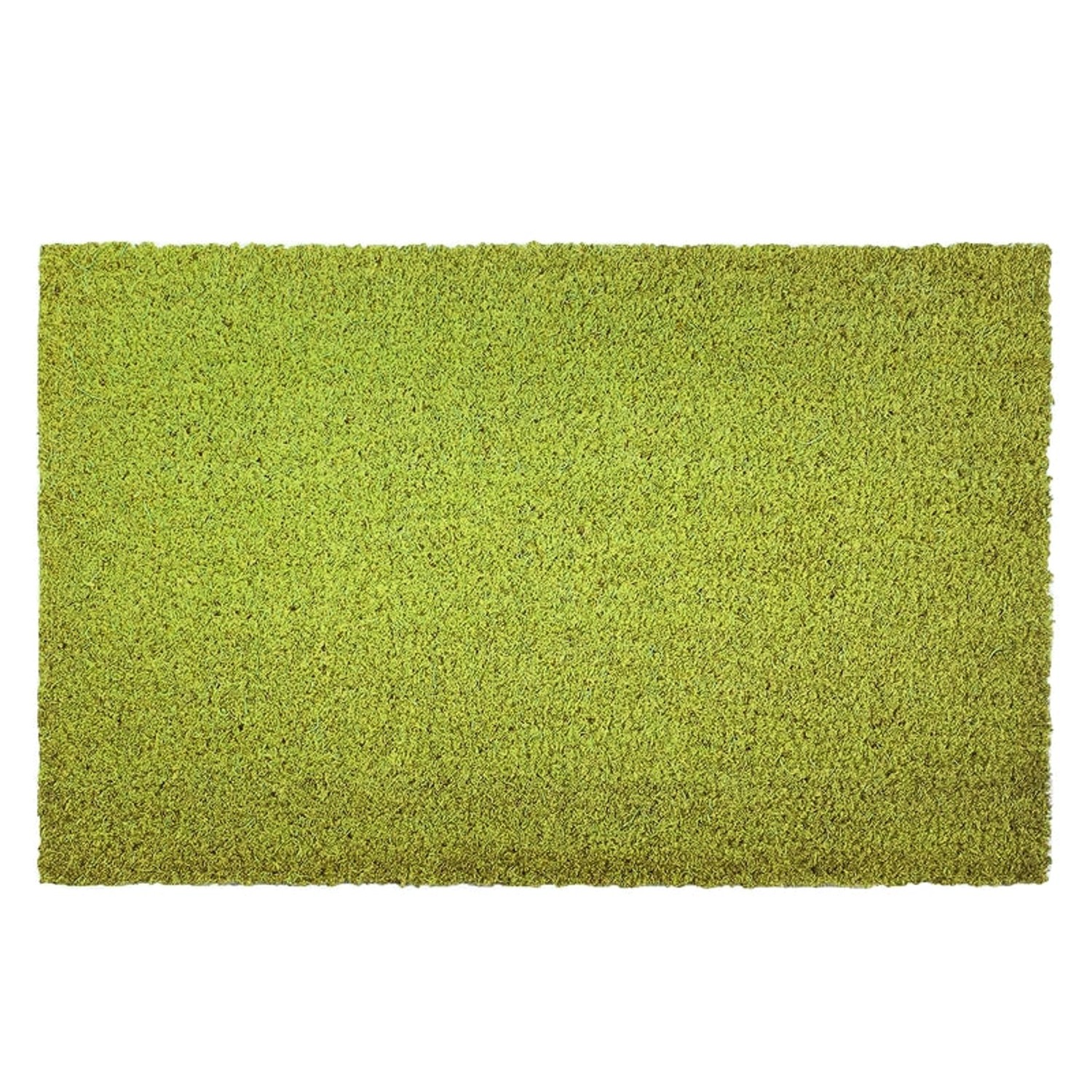 KARAT Kokosmatte Eingangsmatte Fußabtreter nach Maß Grün 24 mm 200 x 200 cm günstig online kaufen