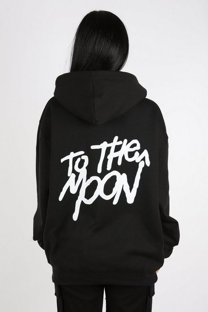 Worldclassca Hoodie Worldclassca Oversized Hoodie Print TO THE MOON Kapuzen günstig online kaufen