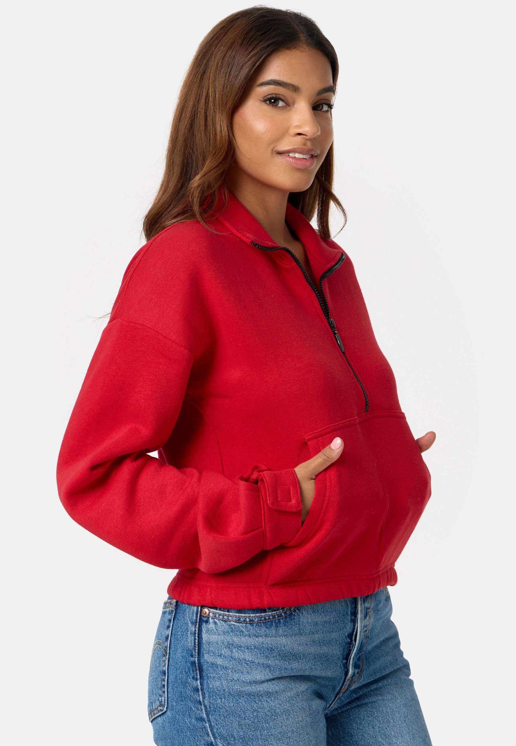Worldclassca Sweatshirt Worldclassca Oversized Basic Sweatshirt günstig online kaufen