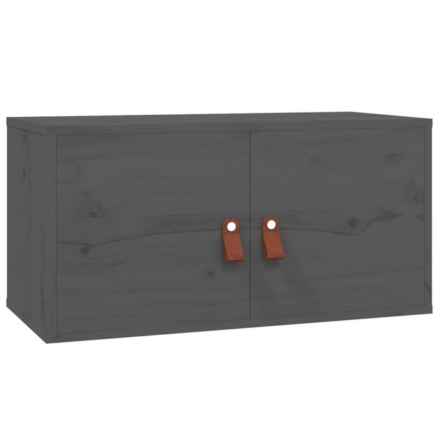 Vidaxl Wandschrank Grau 60x30x30 Cm Massivholz Kiefer günstig online kaufen