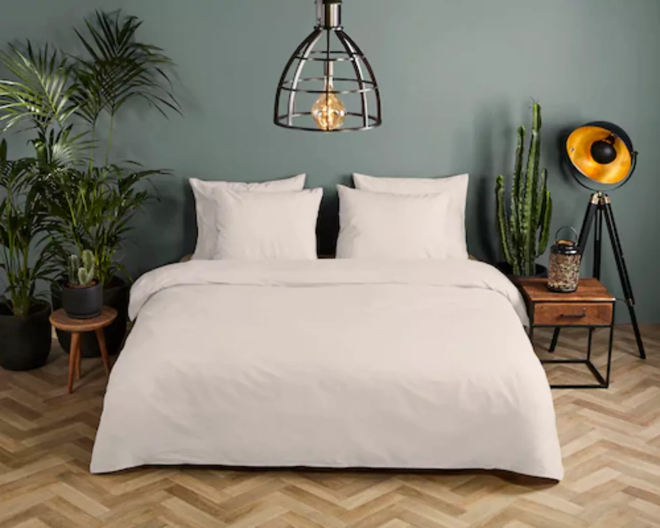 hip Bettwäsche »Hip Uni«, 100% Baumwolle, Mako-Satin, 135x200, Unifarben We günstig online kaufen