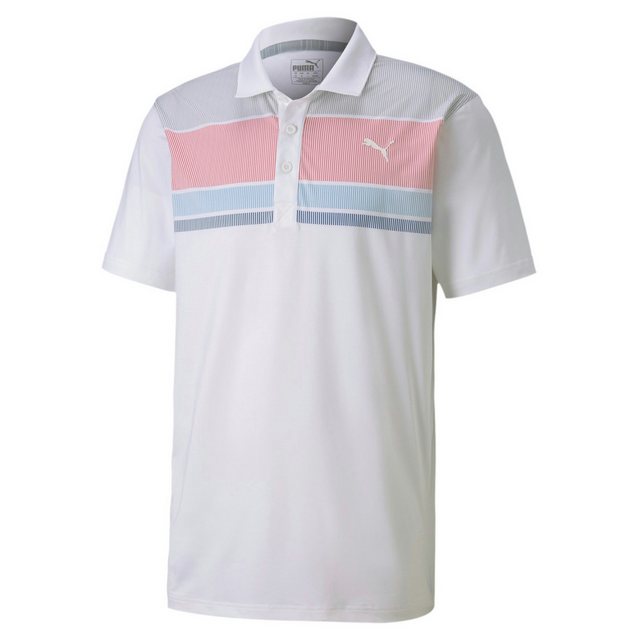 PUMA Poloshirt Puma Golf Polo Road Map Weiß-Mehrfarbig Herren günstig online kaufen