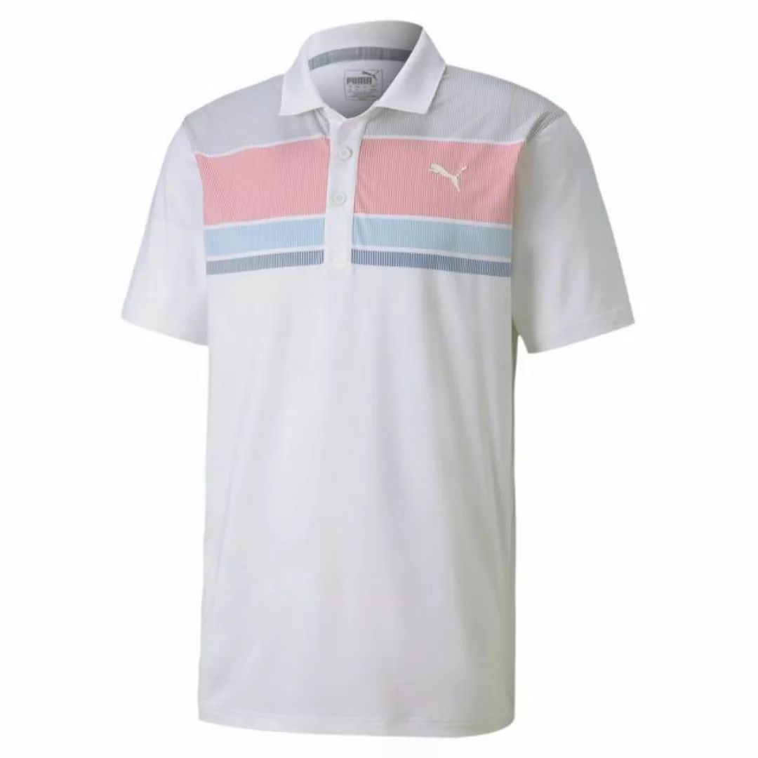 PUMA Poloshirt Puma Golf Polo Road Map Weiß-Mehrfarbig Herren günstig online kaufen