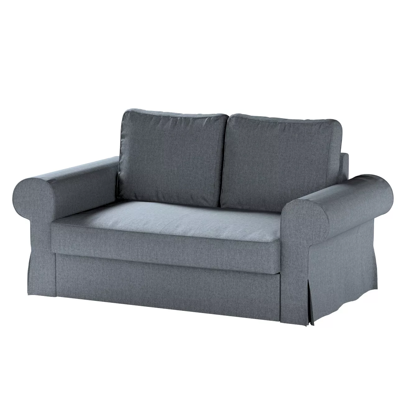 Bezug für Backabro 2-Sitzer Sofa ausklappbar, grau, Bezug für Backabro 2-Si günstig online kaufen