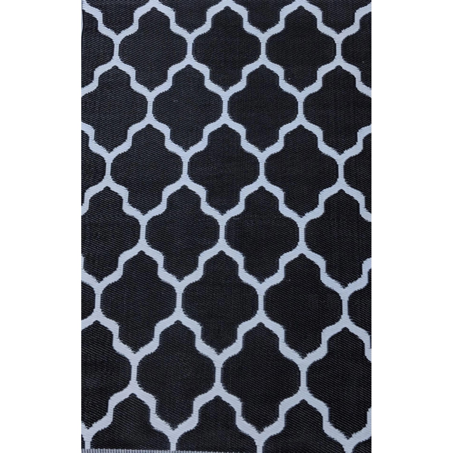 Jet-Line Outdoorteppich Kate Schwarz mit Geometrischen Mustern 150 x 240 cm günstig online kaufen