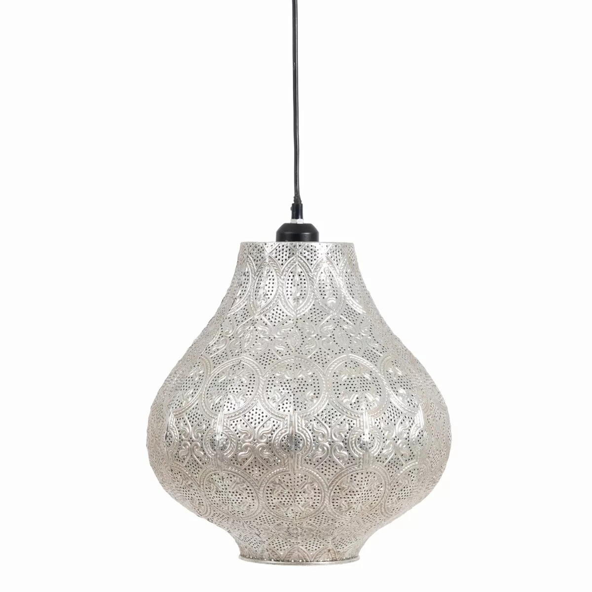 Deckenlampe 32 X 32 X 37,5 Cm Metall Silber günstig online kaufen