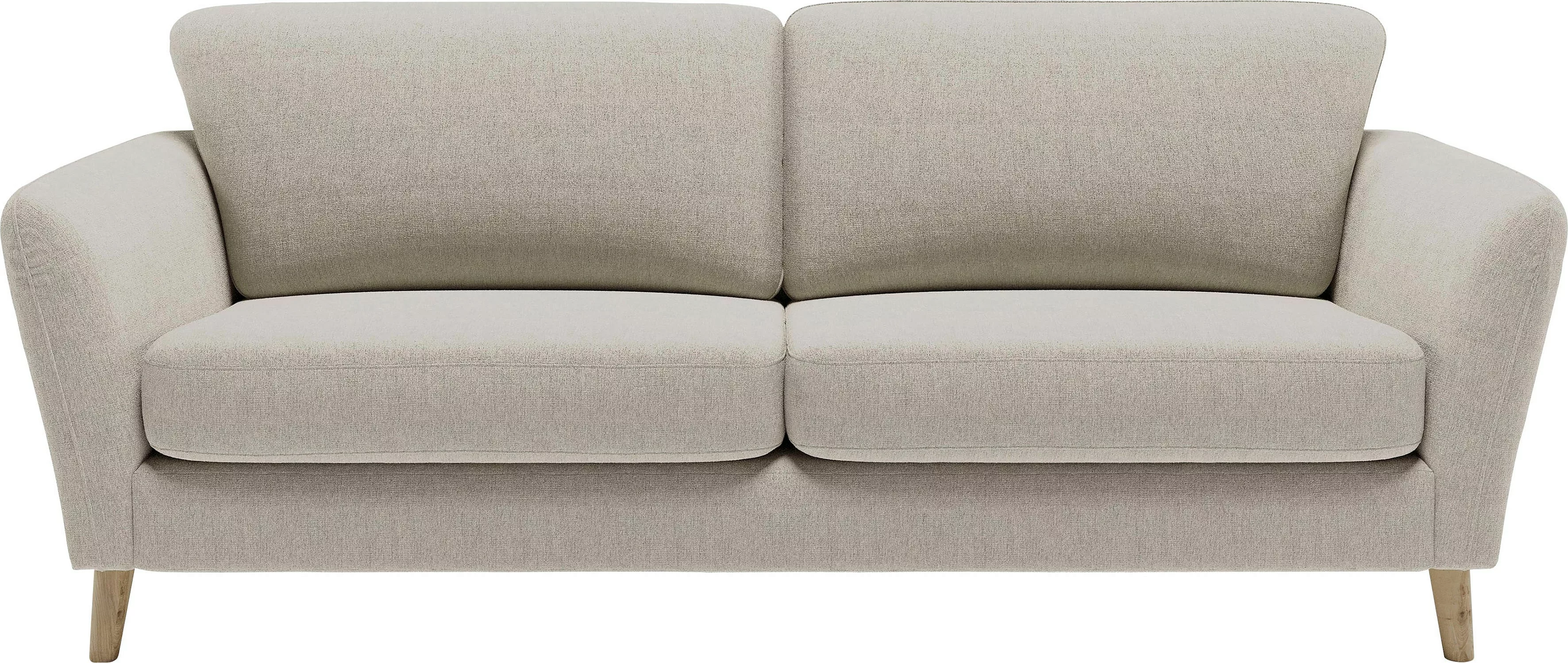 Home affaire 3-Sitzer MARSEILLE Sofa 206 cm, mit Massivholzbeinen aus Eiche günstig online kaufen