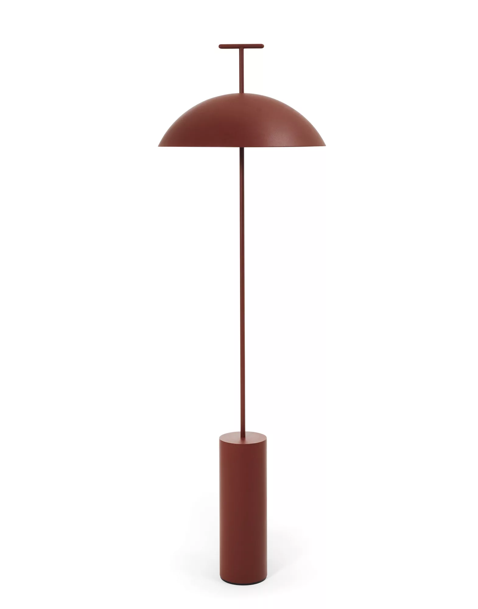 Kartell LED-Stehleuchte Geen-A, rot, Höhe 132 cm, Stahl günstig online kaufen