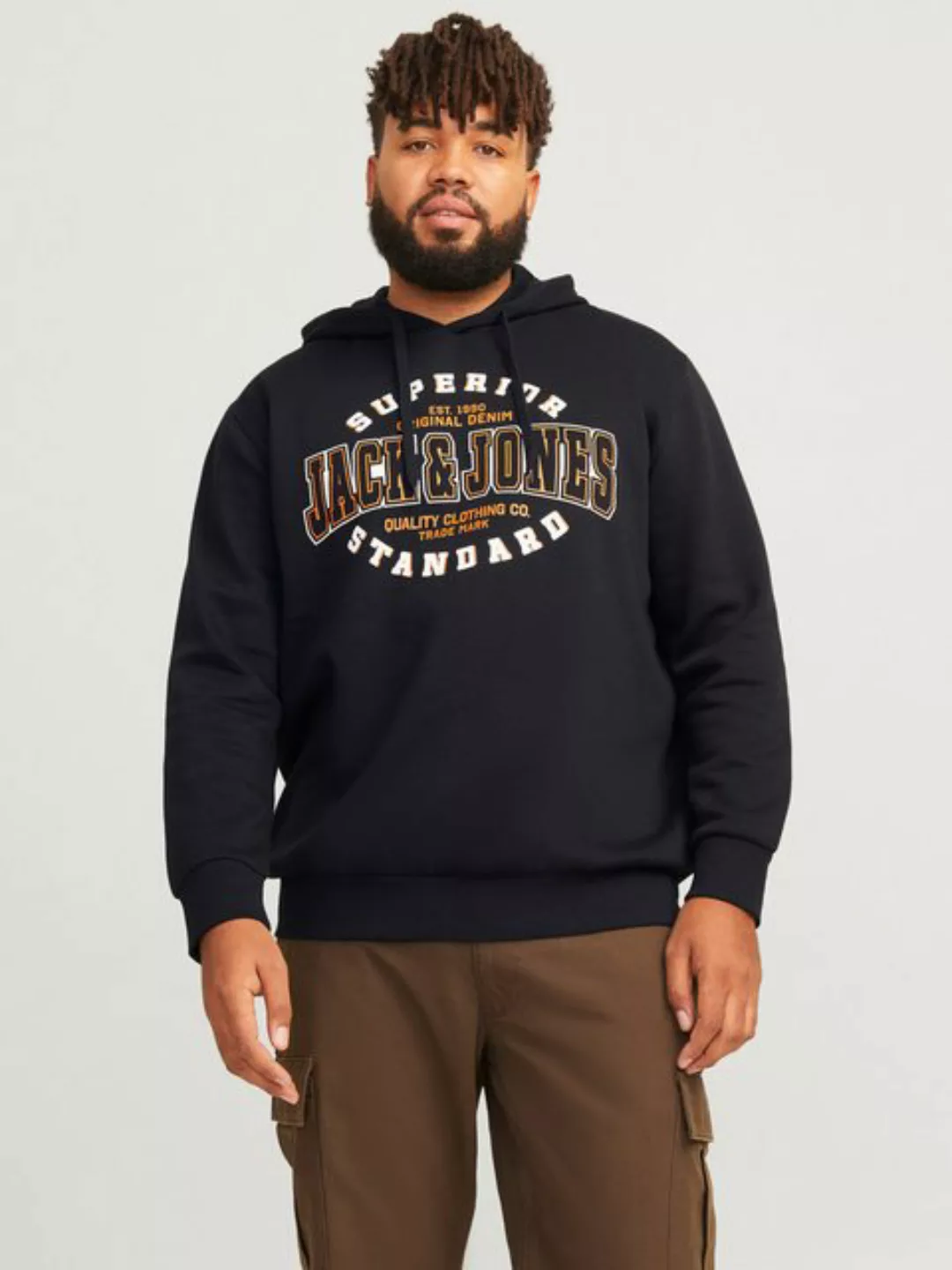 Jack & Jones PlusSize Hoodie "JJELOGO SWEAT HOOD 2 COL 24/25 NOOS PLS", mit günstig online kaufen