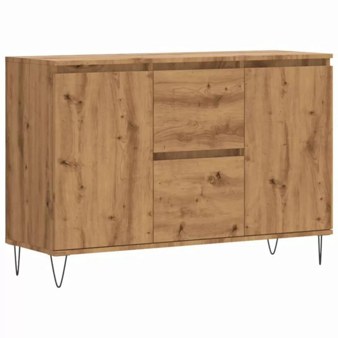 vidaXL Badezimmerspiegelschrank Sideboard Artisan-Eiche 104x35x70 cm Holzwe günstig online kaufen