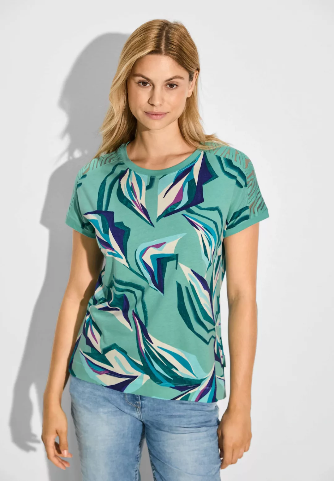 Cecil Print-Shirt, mit All-Over Print günstig online kaufen