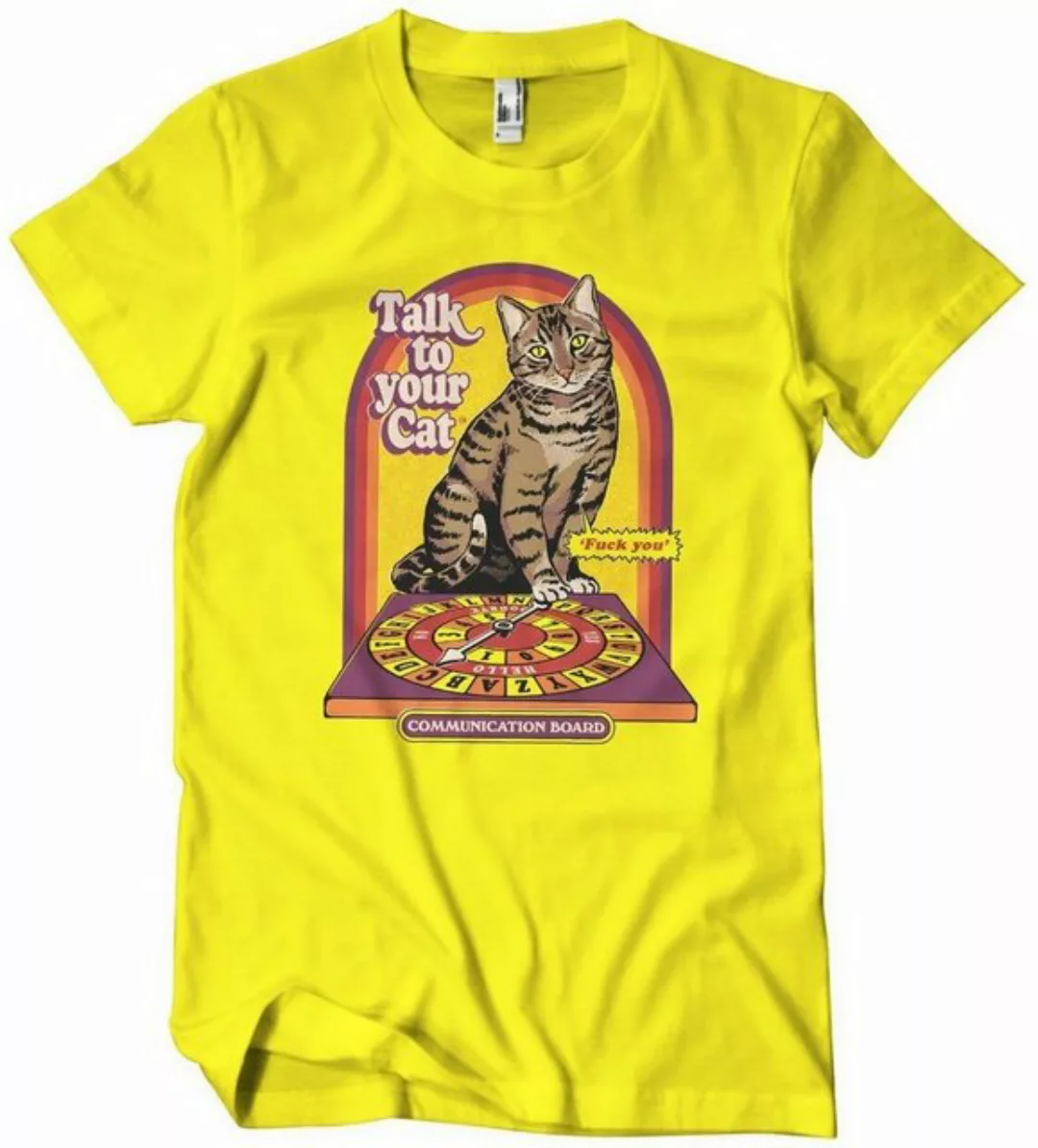 Steven Rhodes T-Shirt Talk To Your Cat T-Shirt günstig online kaufen