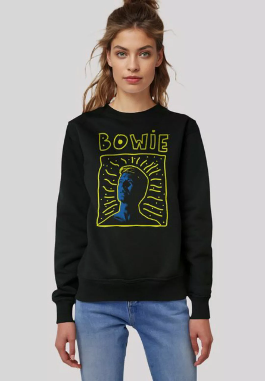 F4NT4STIC Sweatshirt David Bowie 90s Frame Premium Qualität günstig online kaufen