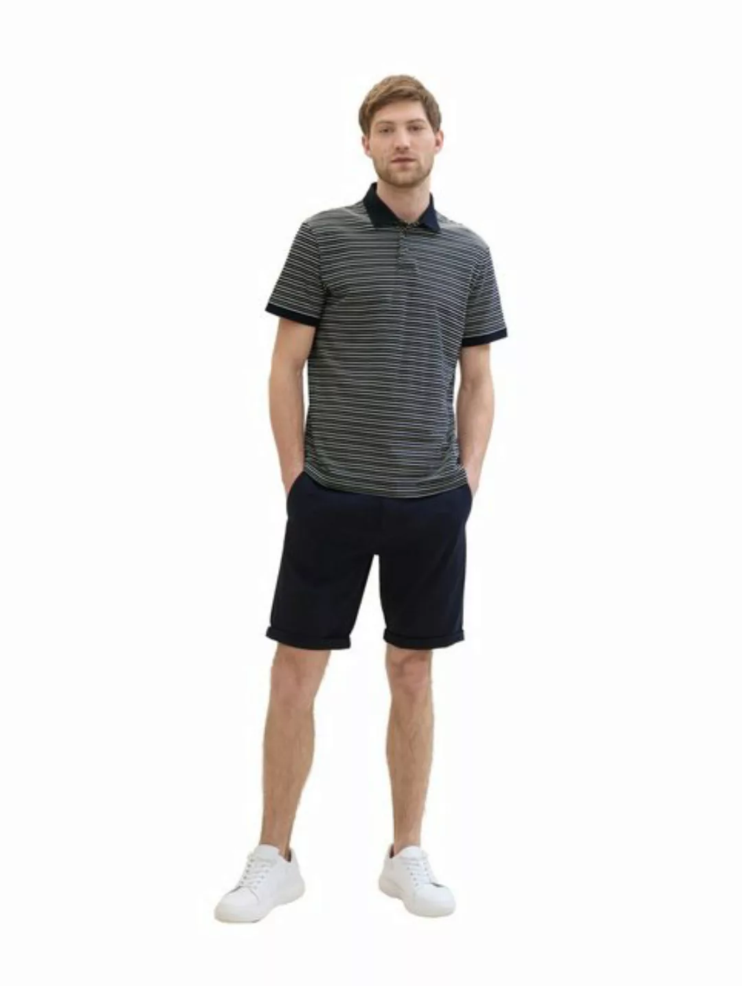 TOM TAILOR Chinoshorts mit Markenlabel günstig online kaufen