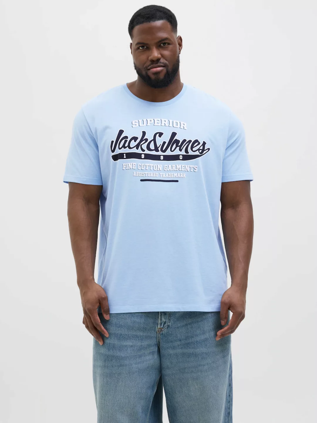 Jack & Jones PlusSize T-Shirt "JJELOGO TEE SS O-NECK 2 COL AW24 S PLS", mit günstig online kaufen