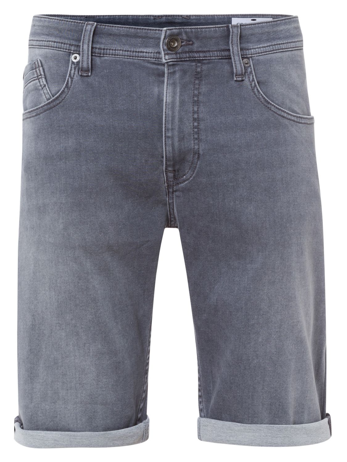 Cross Jeans Herren Jeans Short LEOM - Regular Fit - Grau Blau Schwarz günstig online kaufen