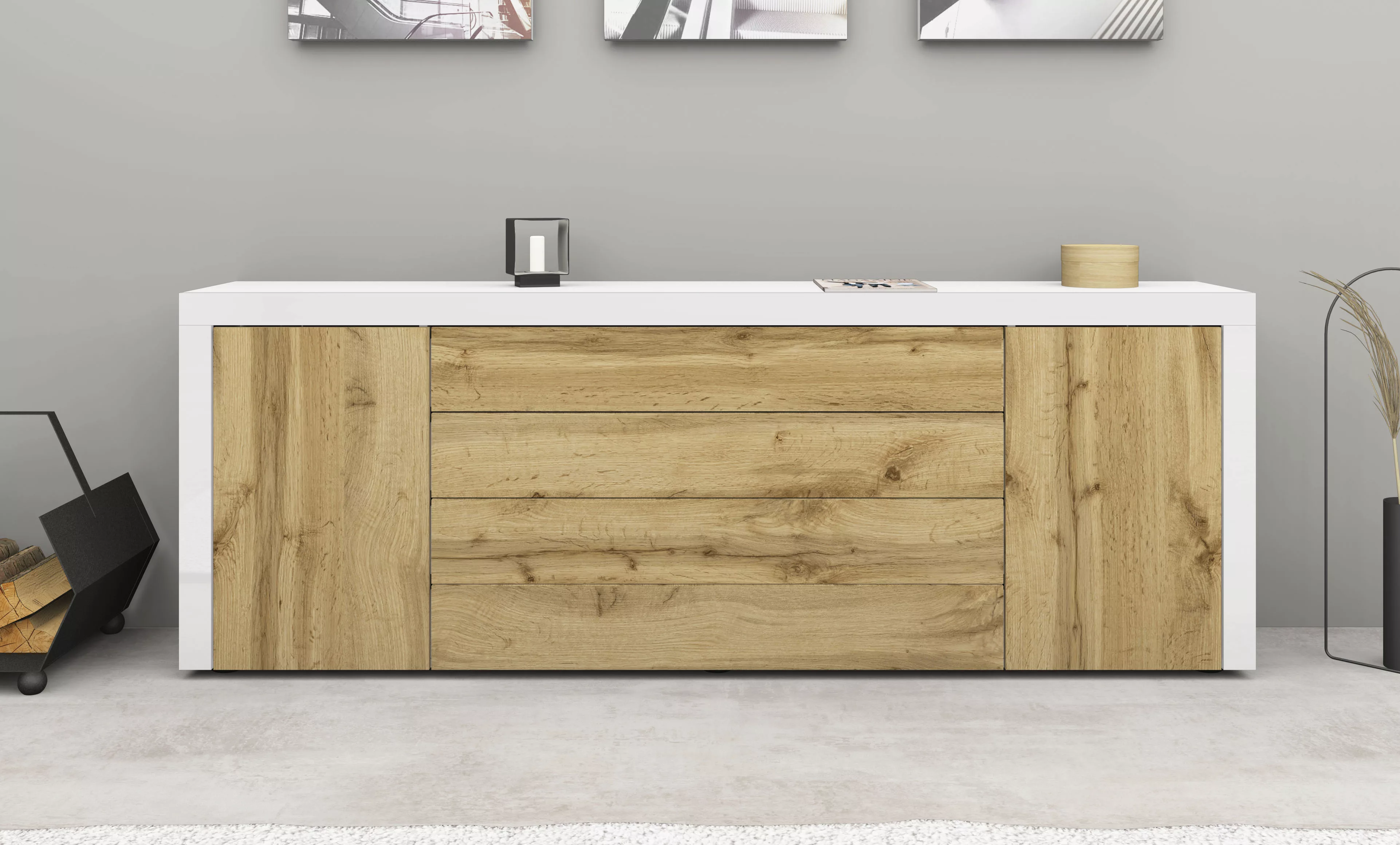 borchardt Möbel Sideboard, Breite 200 cm günstig online kaufen